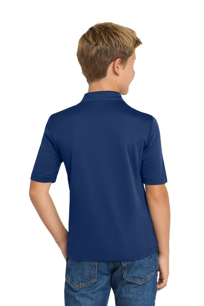 Port Authority Youth Silk Touch Performance Polo. Y540 Royal