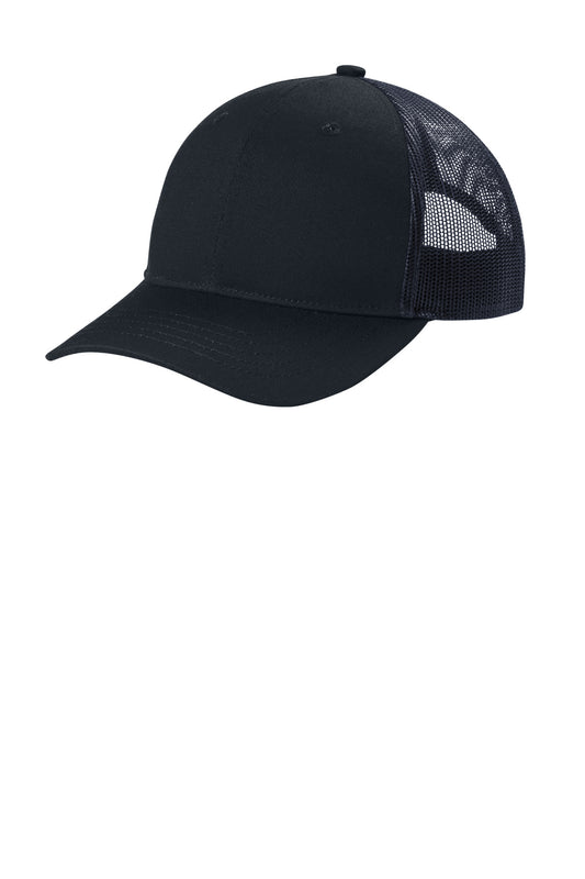 Port Authority Youth Snapback Trucker Cap YC402 Rich Navy