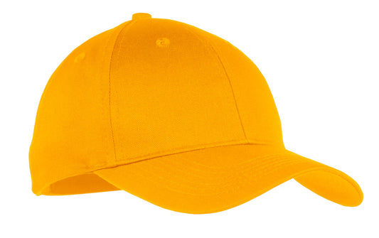 Port Authority Youth Six-Panel Twill Cap YCP80 Athletic Gold