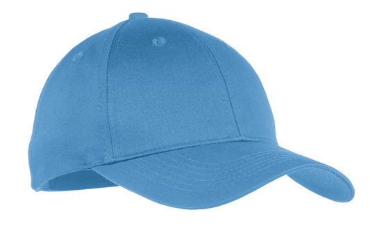 Port Authority Youth Six-Panel Twill Cap YCP80 Carolina Blue