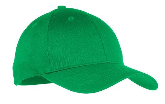 Port Authority Youth Six-Panel Twill Cap YCP80 Kelly Green