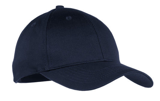 Port Authority Youth Six-Panel Twill Cap YCP80 Navy