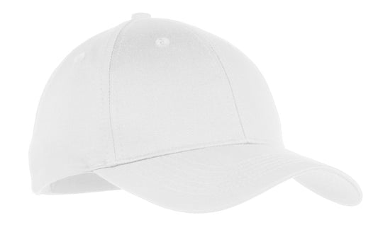 Port Authority Youth Six-Panel Twill Cap YCP80 White