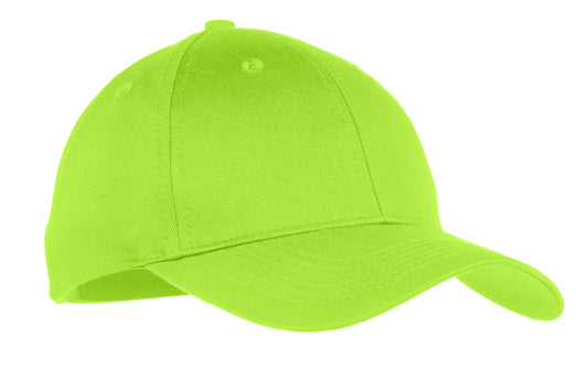 Port Authority Youth Six-Panel Twill Cap YCP80 Lime
