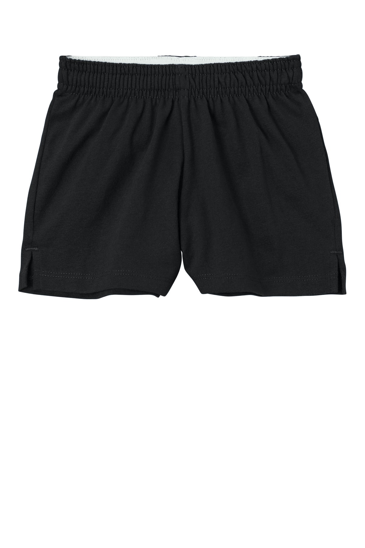 Sport-Tek Girls Jersey Knit Squad Short YGST311 Black