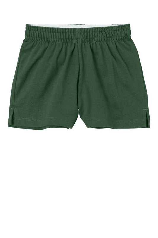 Sport-Tek Girls Jersey Knit Squad Short YGST311 Forest Green