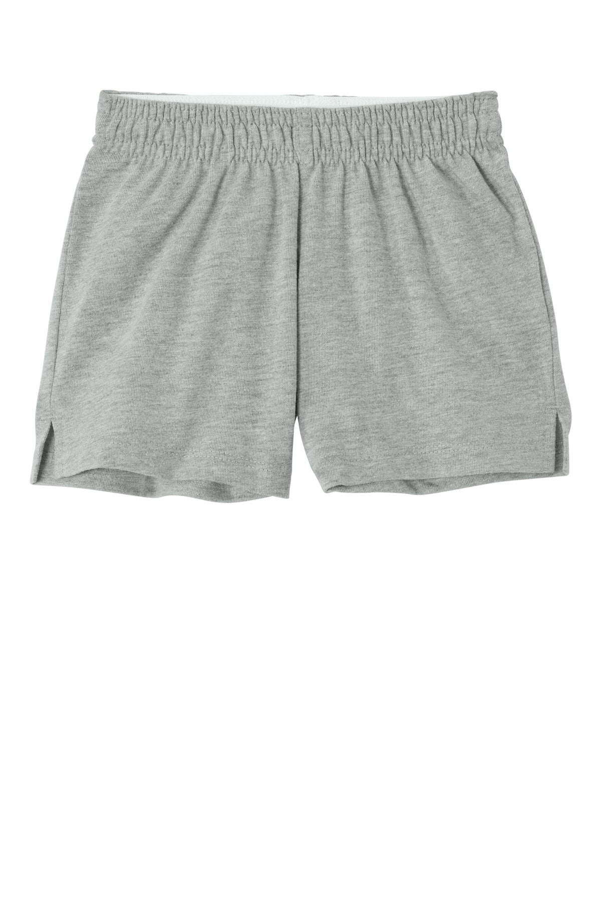 Sport-Tek Girls Jersey Knit Squad Short YGST311 Heather Grey