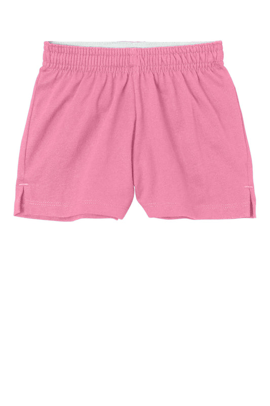 Sport-Tek Girls Jersey Knit Squad Short YGST311 True Pink