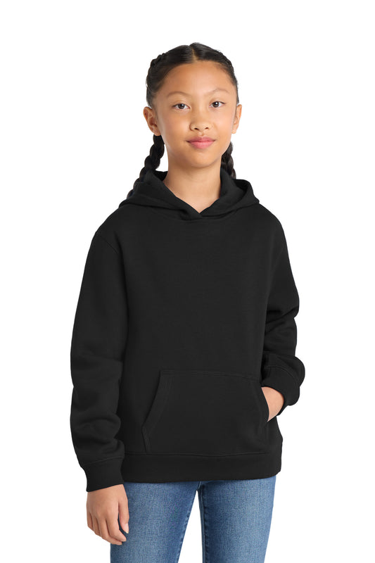 Sport-Tek Youth Pullover Hooded Sweatshirt YST254 Black