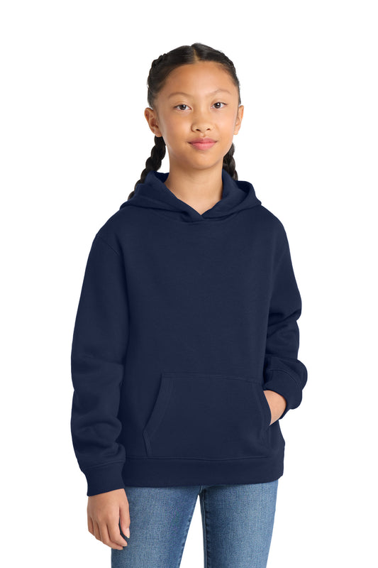 Sport-Tek Youth Pullover Hooded Sweatshirt YST254 True Navy