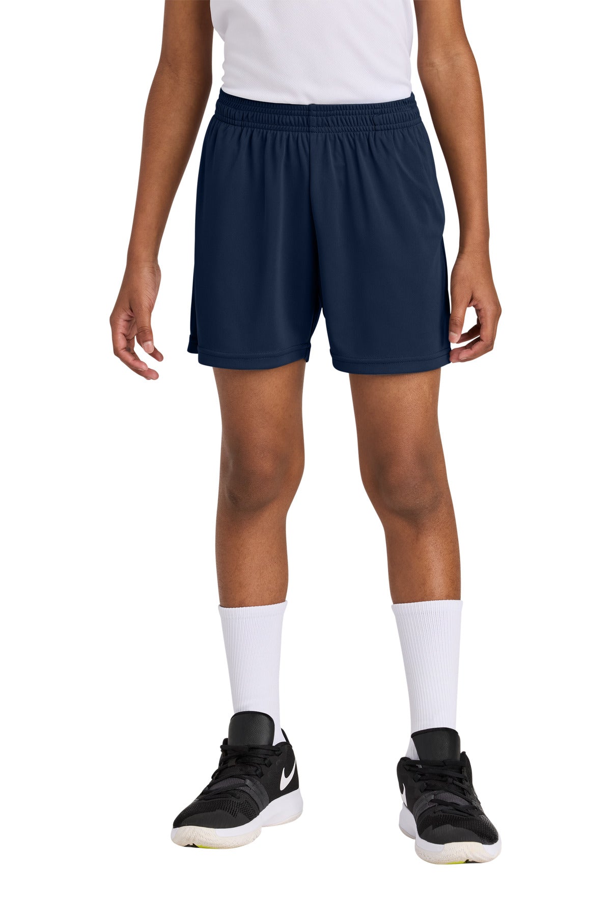 Sport-Tek Youth PosiCharge Competitor 5 Pocketed Short YST349P True Navy