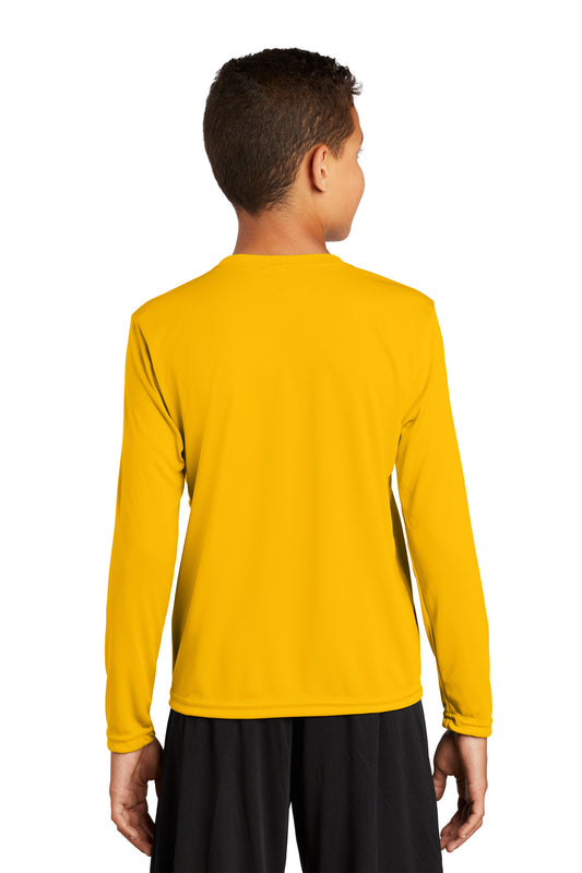 Sport-Tek Youth Long Sleeve PosiCharge Competitor Tee. YST350LS Gold