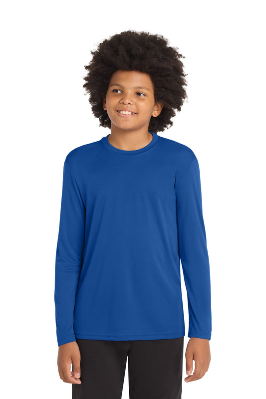 Sport-Tek Youth Long Sleeve PosiCharge Competitor Tee YST350LS True Royal