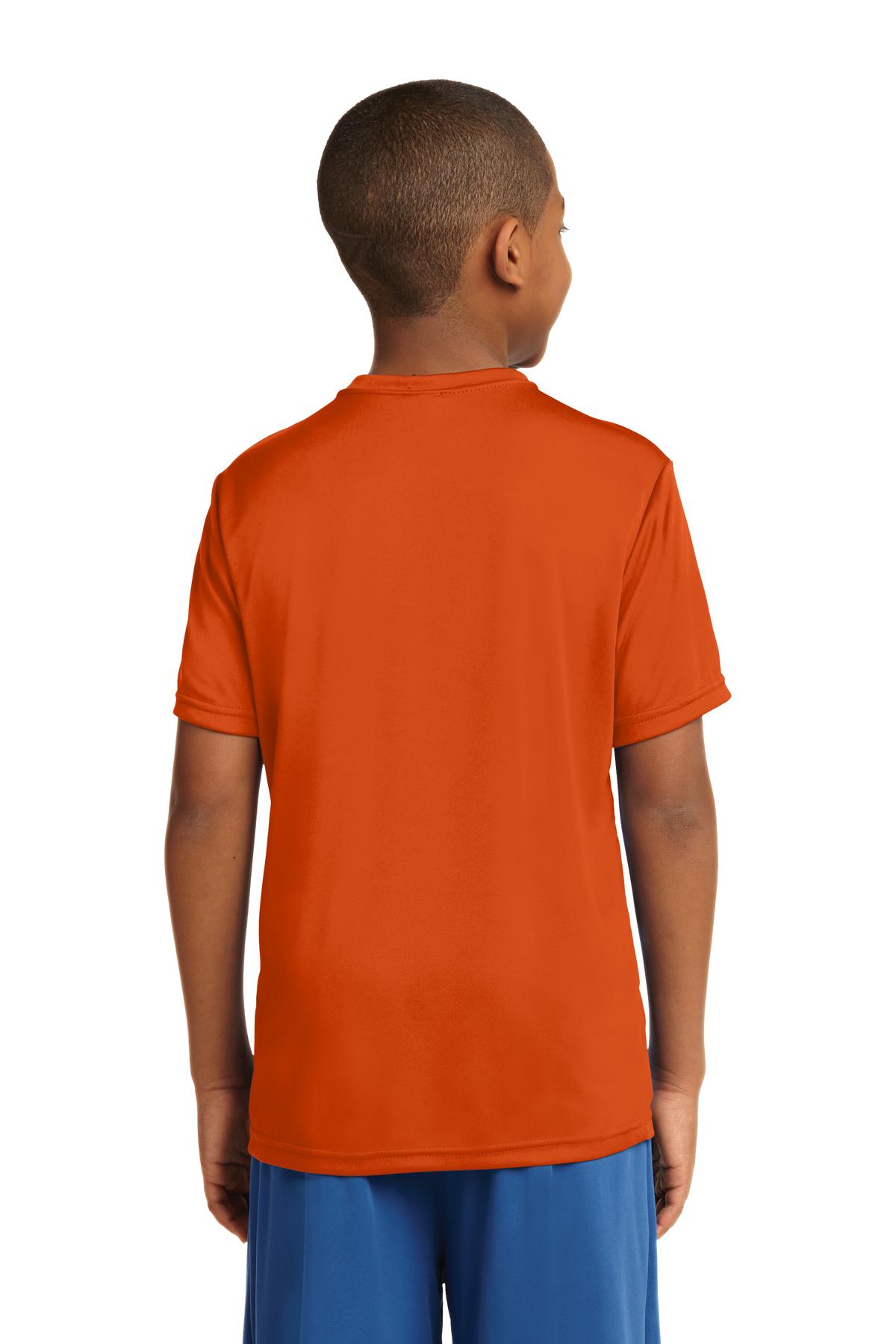 Sport-Tek Youth PosiCharge Competitor Tee. YST350 Deep Orange