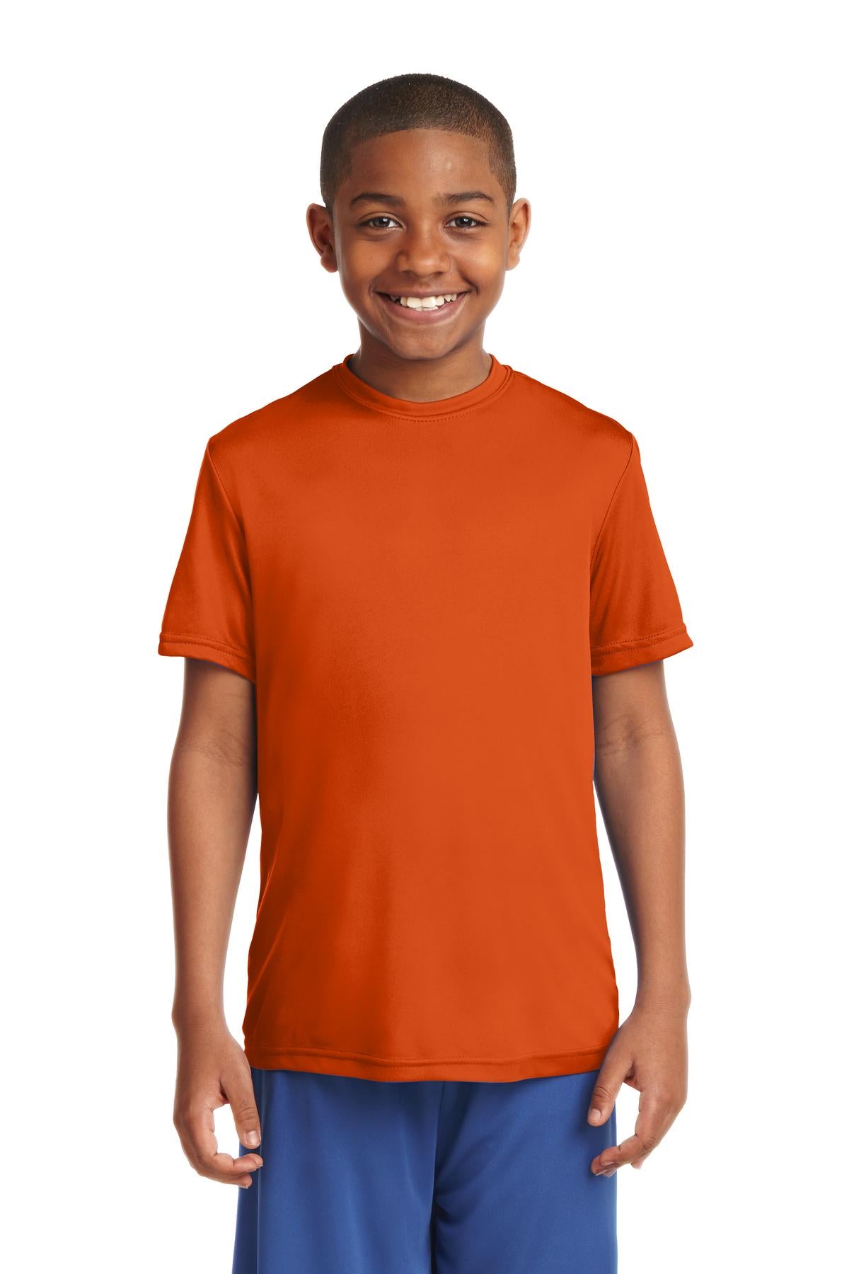Sport-Tek Youth PosiCharge Competitor Tee. YST350 Deep Orange