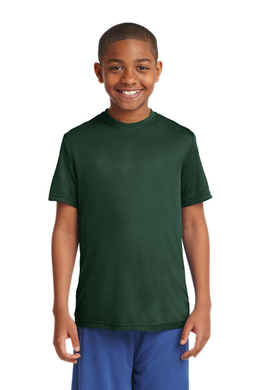 Sport-Tek Youth PosiCharge Competitor Tee. YST350 Forest Green