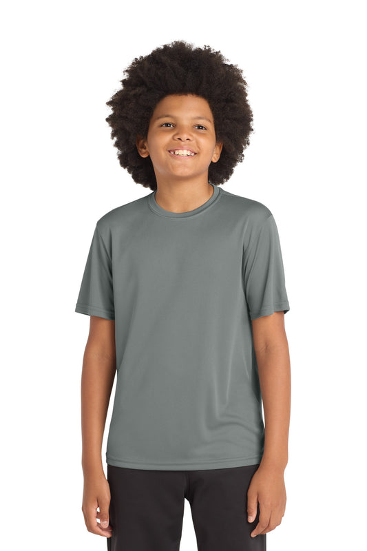 Sport-Tek Youth PosiCharge Competitor Tee YST350 Grey Concrete