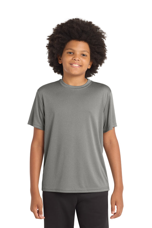 Sport-Tek Youth PosiCharge Competitor Tee YST350 Grey Concrete Heather