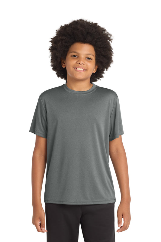 Sport-Tek Youth PosiCharge Competitor Tee YST350 Iron Grey Heather
