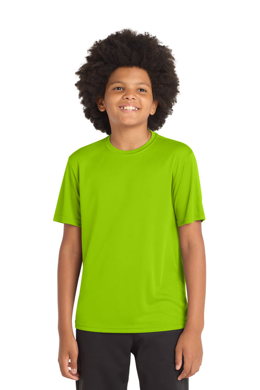 Sport-Tek Youth PosiCharge Competitor Tee YST350 Lime Shock
