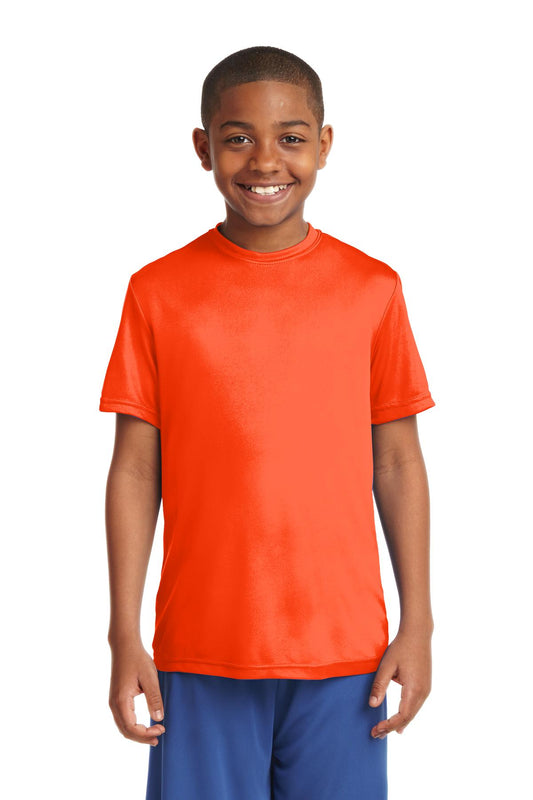 Sport-Tek Youth PosiCharge Competitor Tee. YST350 Neon Orange