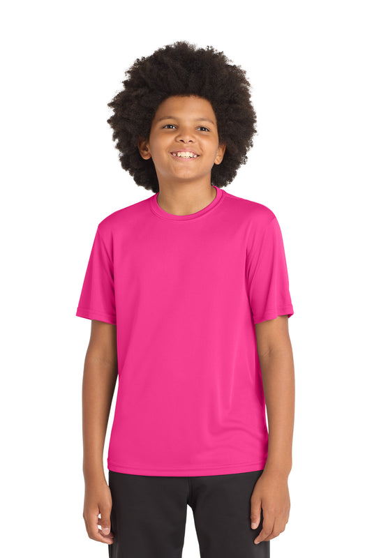 Sport-Tek Youth PosiCharge Competitor Tee YST350 Neon Pink