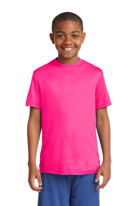 Sport-Tek Youth PosiCharge Competitor Tee. YST350 Neon Pink