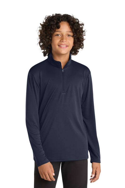 Sport-Tek Youth PosiCharge Competitor 1/4-Zip Pullover YST357 True Navy