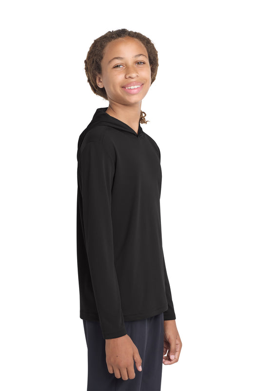 Sport-Tek Youth PosiCharge Competitor Hooded Pullover YST358 Black