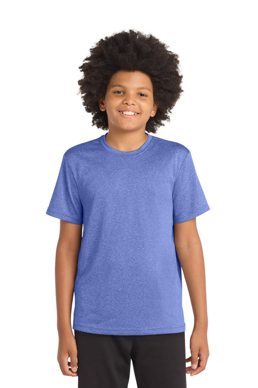 Sport-Tek Youth Heather Contender Tee YST360 True Royal Heather