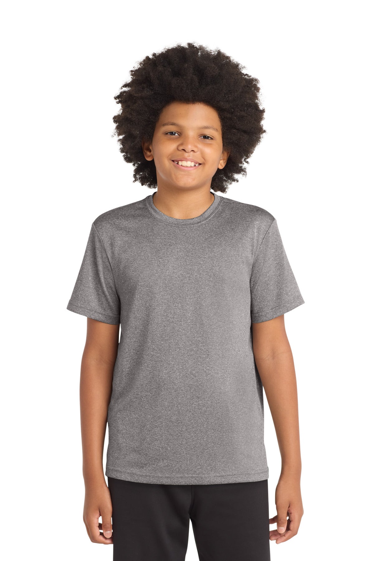 Sport-Tek Youth Heather Contender Tee YST360 Vintage Heather