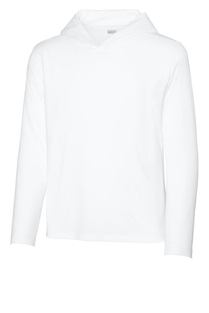 Sport-Tek Youth Posi-UV Pro Long Sleeve Hoodie YST420LSH