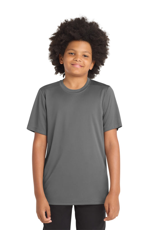 Sport-Tek Youth Posi-UV Pro Tee YST420 Dark Smoke Grey