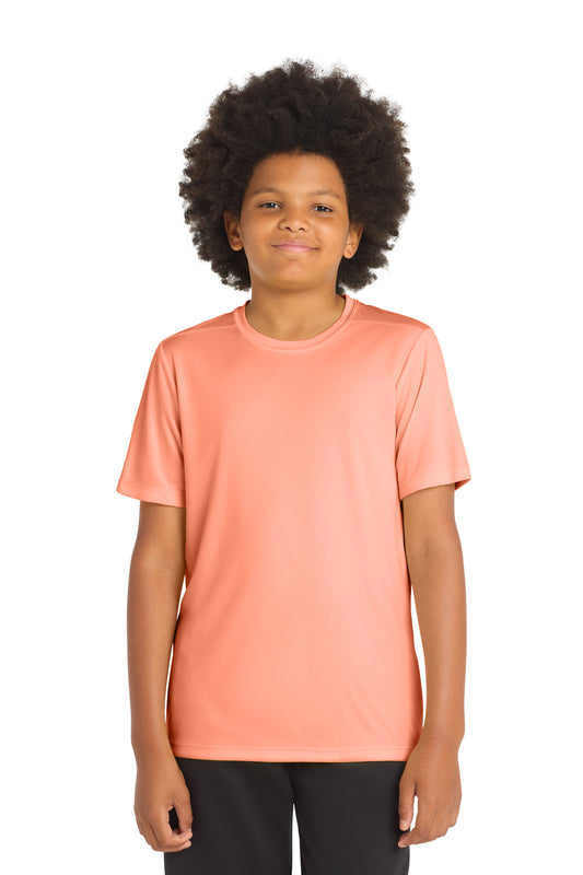 Sport-Tek Youth Posi-UV Pro Tee YST420 Soft Coral