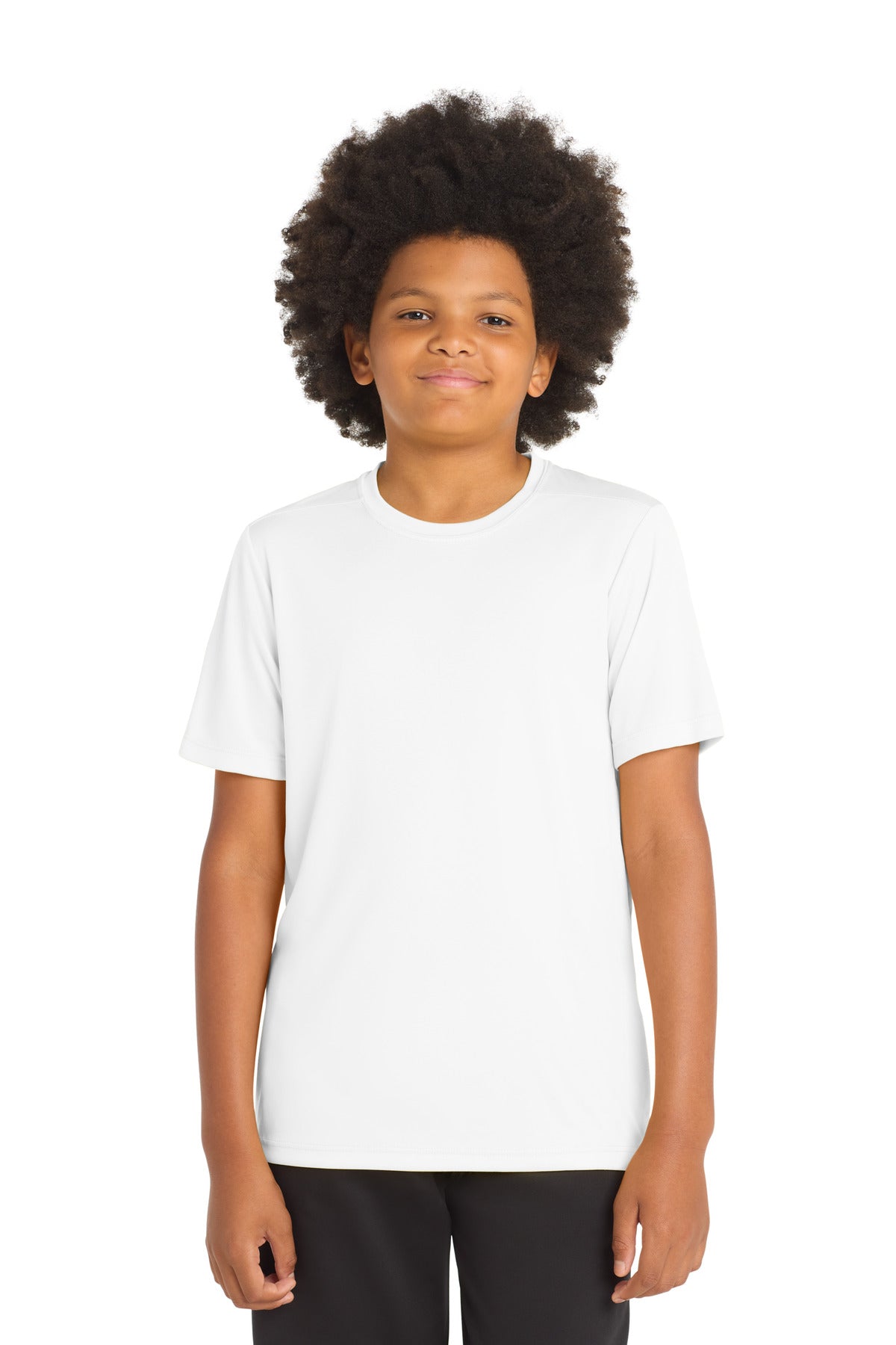 Sport-Tek Youth Posi-UV Pro Tee YST420 White