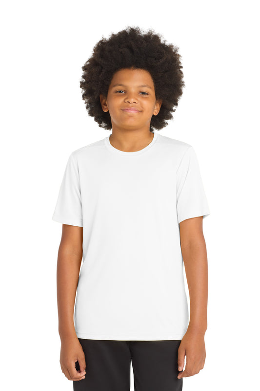 Sport-Tek Youth Posi-UV Pro Tee YST420 White