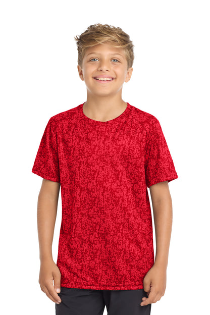 Sport-Tek Youth Digi Camo Tee