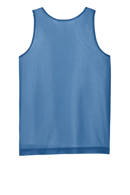 Sport-Tek Youth PosiCharge Reversible Mesh Tank YST5000 Carolina Blue/ White