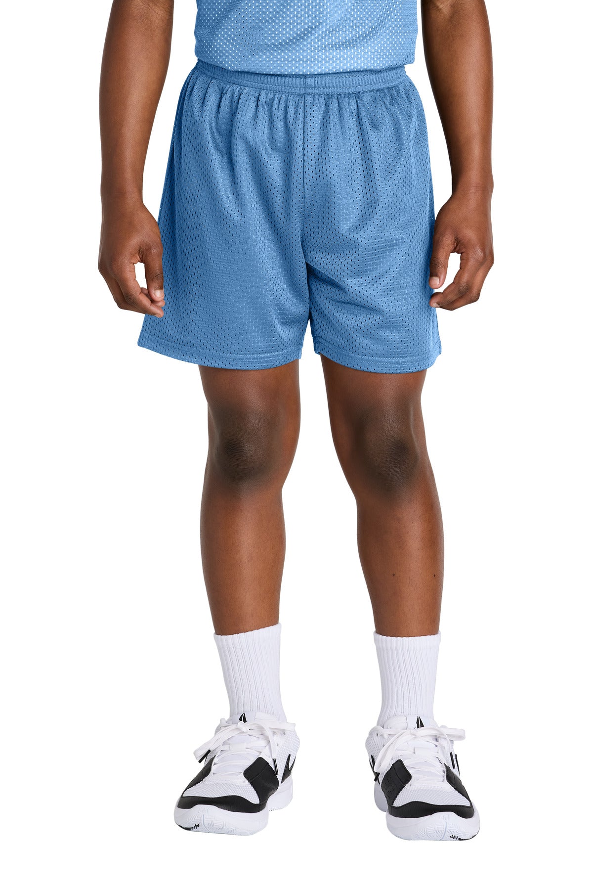 Sport-Tek Youth PosiCharge Mesh 5 Short YST5100 Carolina Blue