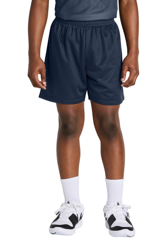Sport-Tek Youth PosiCharge Mesh 5 Short YST5100 True Navy