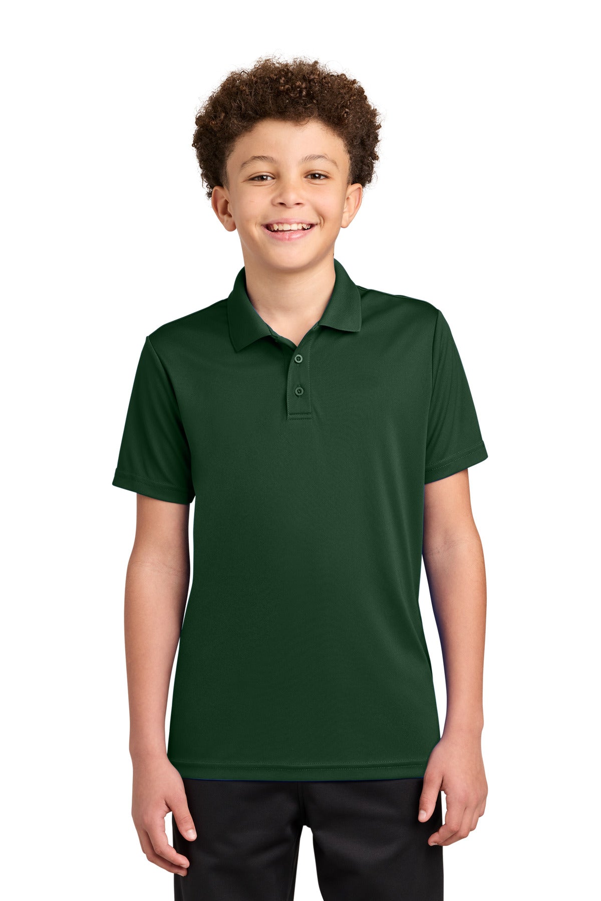 Sport-Tek Youth Competitor Polo YST550 Forest Green