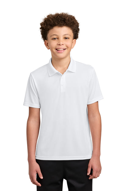 Sport-Tek Youth Competitor Polo YST550 White