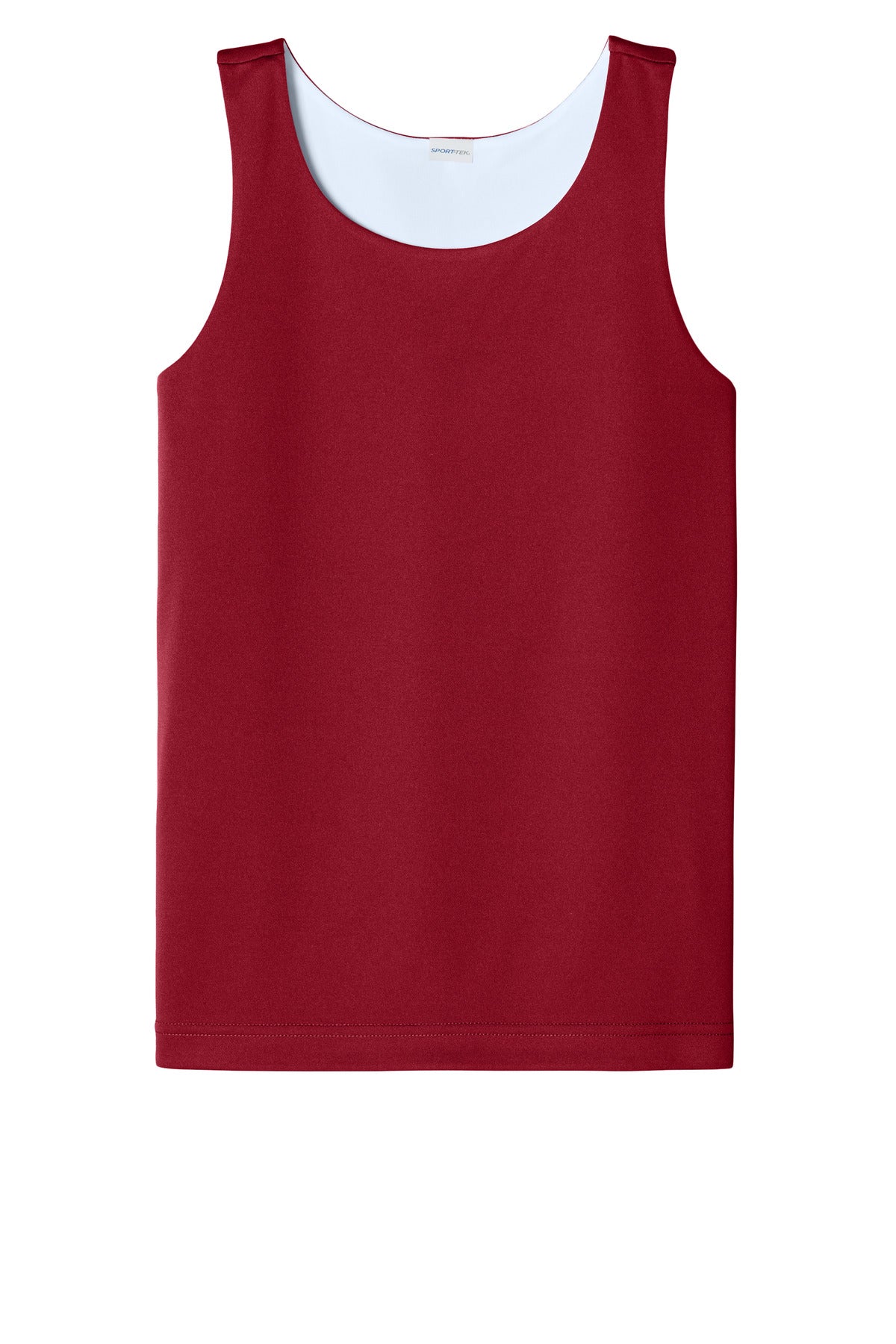 Sport-Tek Youth PosiCharge Competitor Rev Tank YST551 Deep Red/ White