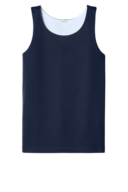 Sport-Tek Youth PosiCharge Competitor Rev Tank YST551 True Navy/ White
