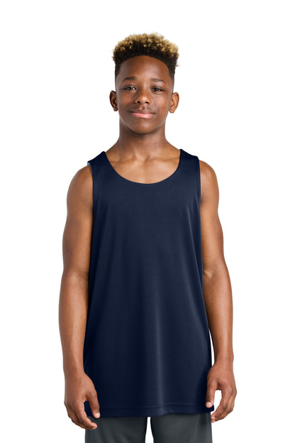 Sport-Tek Youth PosiCharge Competitor Rev Tank YST551 True Navy/ White