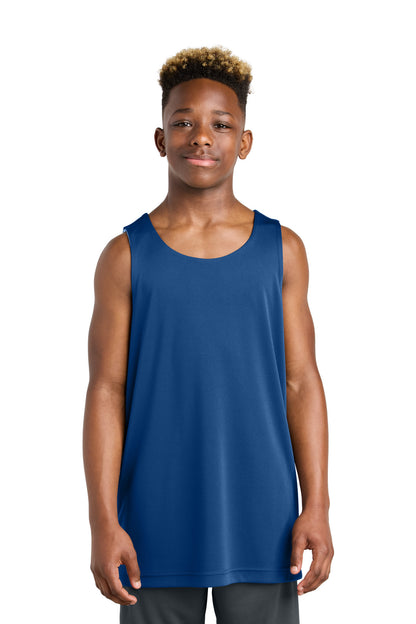 Sport-Tek Youth PosiCharge Competitor Rev Tank YST551 True Royal/ White
