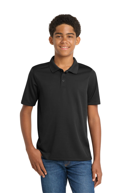 Sport-Tek Youth PosiCharge RacerMesh Polo YST640 Black