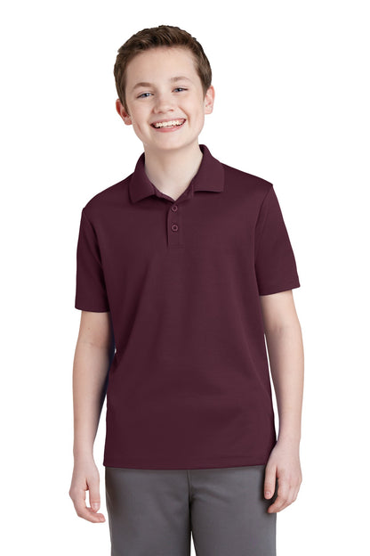 Sport-Tek Youth PosiCharge RacerMesh Polo. YST640 Maroon