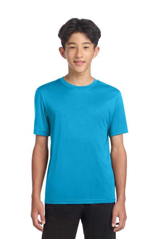 Sport-Tek Youth PosiCharge Re-Compete Tee YST720 Atomic Blue