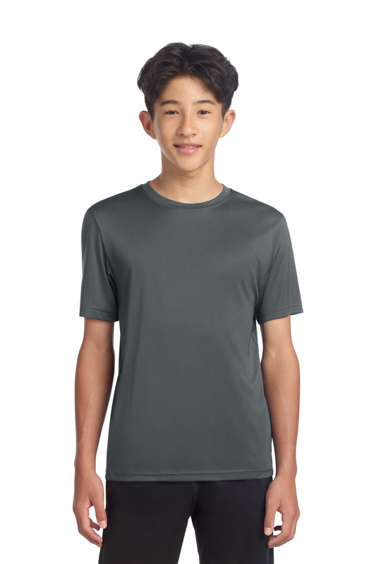 Sport-Tek Youth PosiCharge Re-Compete Tee YST720 Iron Grey